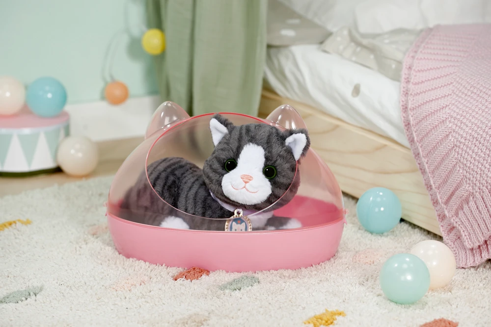 Maskotka BABY BORN Interaktyvus kačiukas COOKIE su dėžute