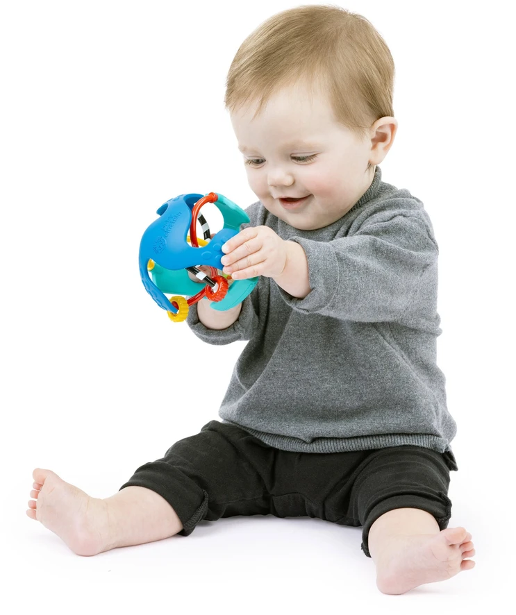 Baby Einstein Mažylis Einšteinas – Barškutis ir Sense™ sensorinis kamuoliukas (BE-17354)