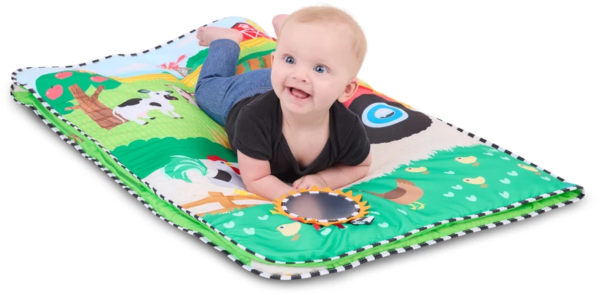 Baby Einstein Mažylis Einšteinas – „Busy Barnyard™“ – augimo su manimi žaidimų aikštelė (BE-17327)
