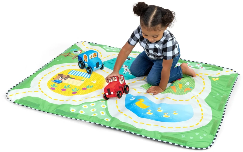 Baby Einstein Mažylis Einšteinas – „Busy Barnyard™“ – augimo su manimi žaidimų aikštelė (BE-17327)