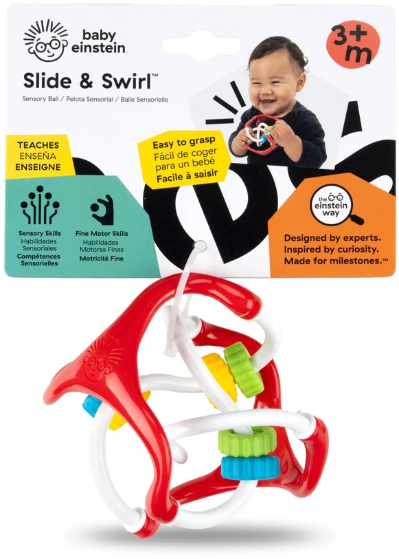Baby Einstein Mažylis Einšteinas – Slide Swirl™ sensorinis kamuolys (BE-17522)