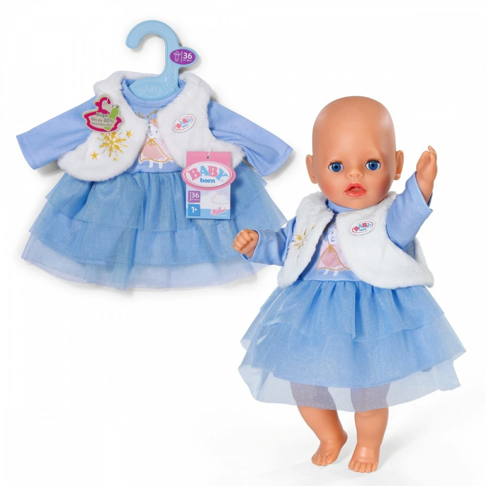 Zapf Baby Žieminė suknelė kūdikiui, 36 cm