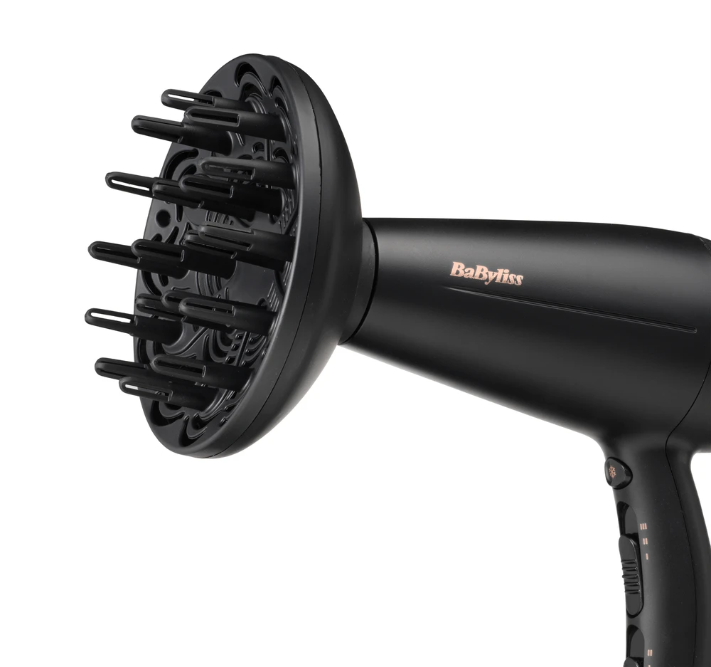 BaByliss Plaukų džiovintuvas Turbo Shine D570DE, Juodas