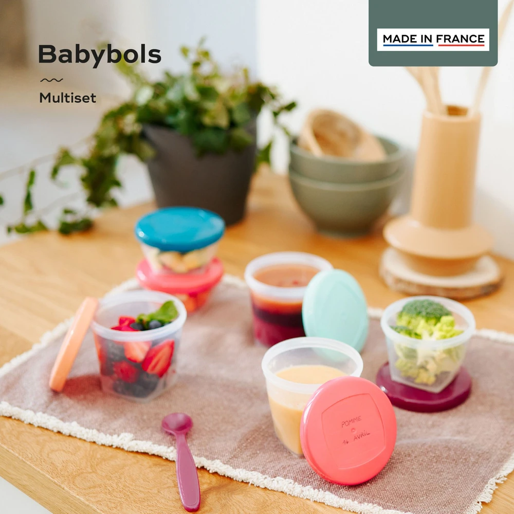 Babymoov - Babybols kelių indų rinkinys - 3 x 120 ml, 3 x 180 ml, 6 x 250 ml