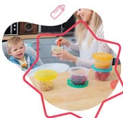 Babymoov - Badabowls Maxi porcijos - 5 x 250 ml