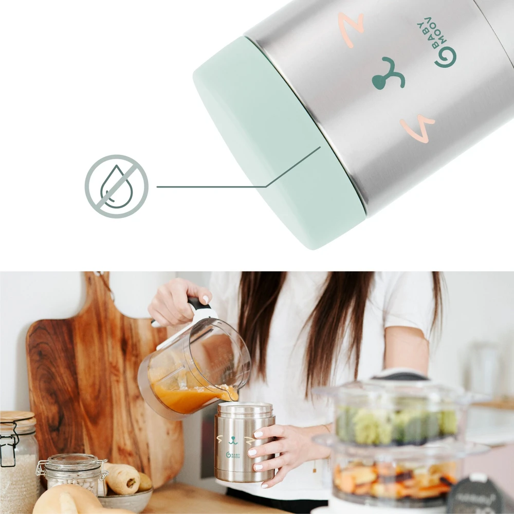 Babymoov - EAT'S ISY nerūdijančio plieno indelis - 350 ml