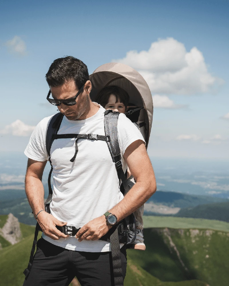 Babymoov - Moov Hike+ kūdikio nešioklė su lietaus uždangalu +6 mėnesių