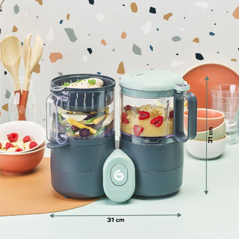 Daugiafunkcis virtuvinis kombainas Babymoov Nutribaby One 4-in-1 (juodas)