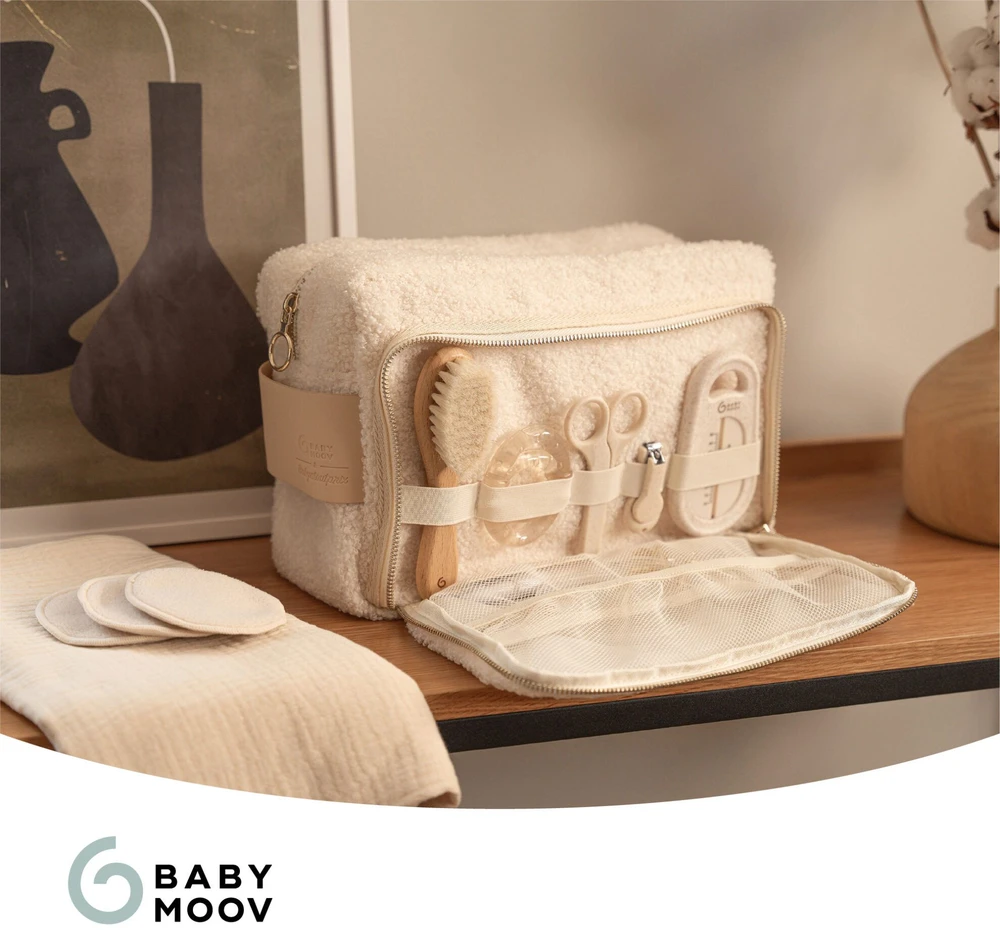 Babymoov – tualetinių reikmenų rinkinys „Teddy“ – baltas – 6 litrų talpa