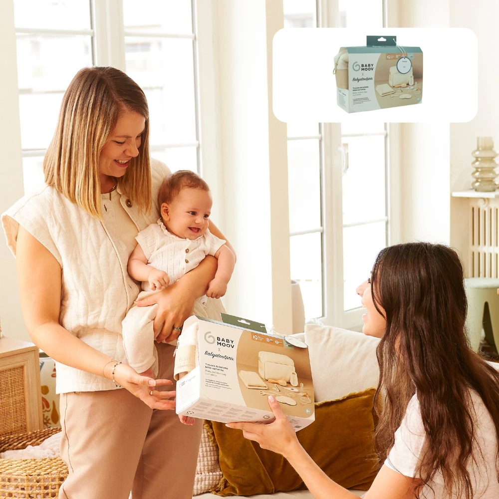 Babymoov – tualetinių reikmenų rinkinys „Teddy“ – baltas – 6 litrų talpa
