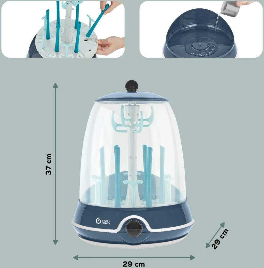 Garų sterilizatorius Babymoov Turbo Plus