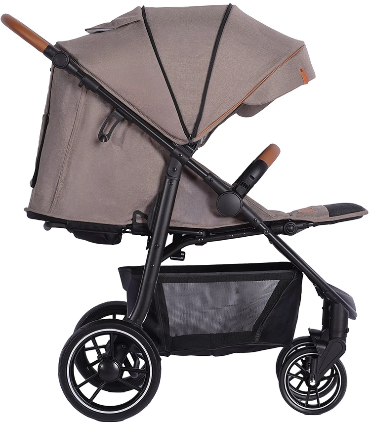 Babytrold - Malaga vežimėlis - smėlio spalvos - 87 x 43 x 58 cm