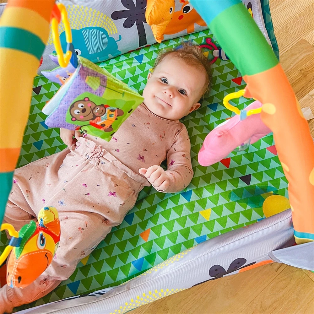 BabyTrold - Žaidimų treniruoklis - Laimės erdvė 3 viename (JL628-1B)