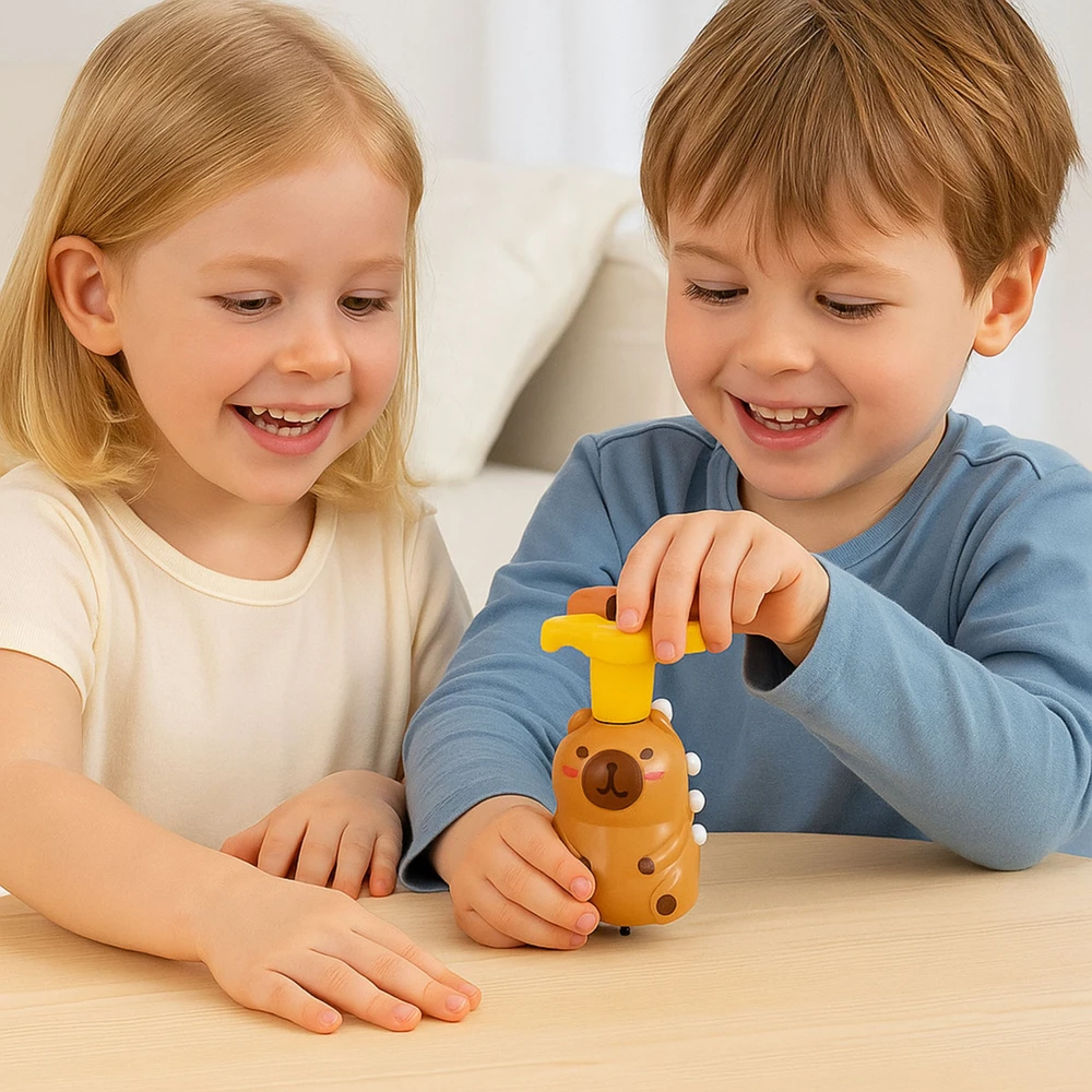 Lean Toys Interaktyvus vilkelis su šviesomis ir muzika 12,5 cm