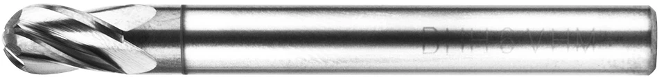 Grąžtas Baildon DIN 6527 K FWK4K 4 mm kietmetalio freza, VHM TiAlN, Z4, 54–5 mm