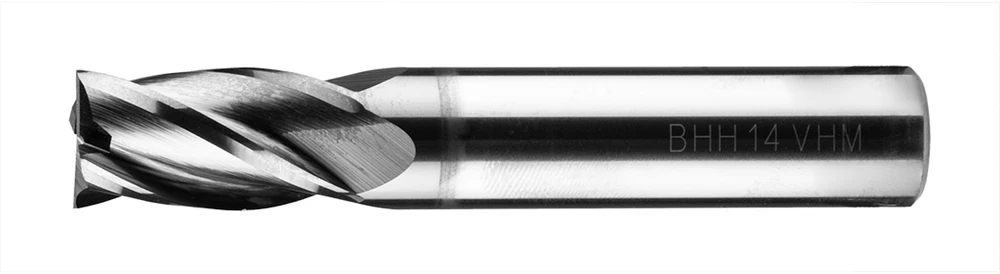Grąžtas Baildon DIN 6527 K FWP2K 14 mm karbido freza, VHM TiAlN, Z2, 75–14 mm