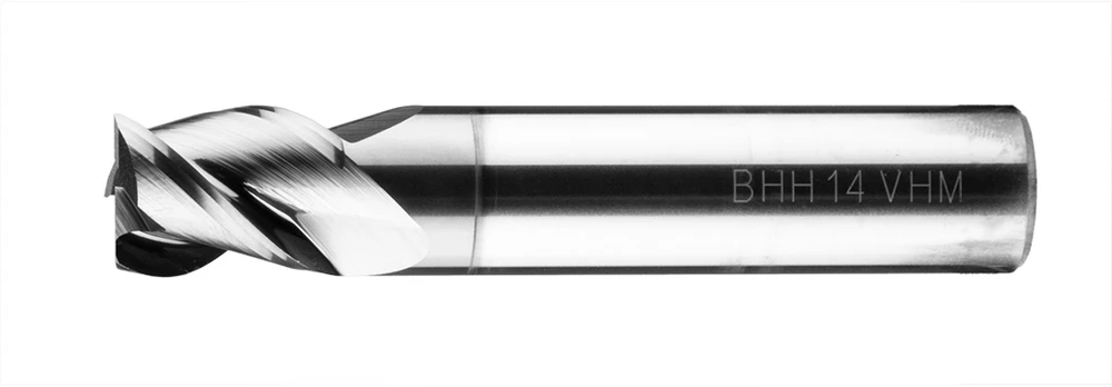 Grąžtas Baildon DIN 6527 K FWP3A 14 mm karbido freza, VHM TiAlN, Z3, 75–14 mm