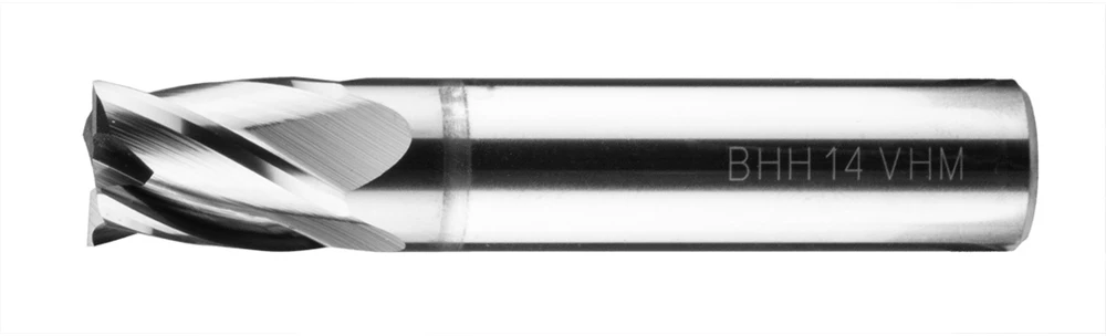 Grąžtas Baildon DIN 6527 K FWP4K 14 mm karbido freza, VHM TiAlN, Z4, 75–14 mm