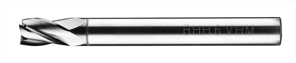 Grąžtas Baildon DIN 6527 K FWP4K 4 mm karbido freza, VHM TiAlN, Z4, 54–5 mm