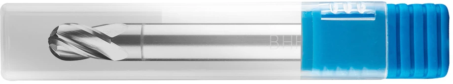 Grąžtas Baildon DIN 6527 L FWP2L 6 mm karbido freza, VHM TiAlN, Z2, 57–10 mm