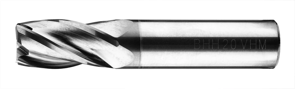 Grąžtas Baildon DIN 6527 L FWP4L 20 mm karbido galinis frezas, VHM TiAlN, Z4, 104-32 mm