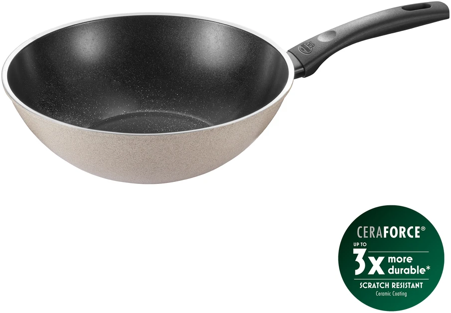 Ballarini - Ledro Wok - rusvai gelsvas - 28 cm