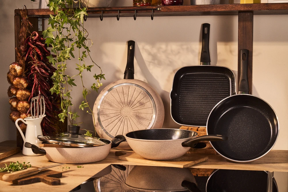 Ballarini - Ledro Wok - rusvai gelsvas - 28 cm