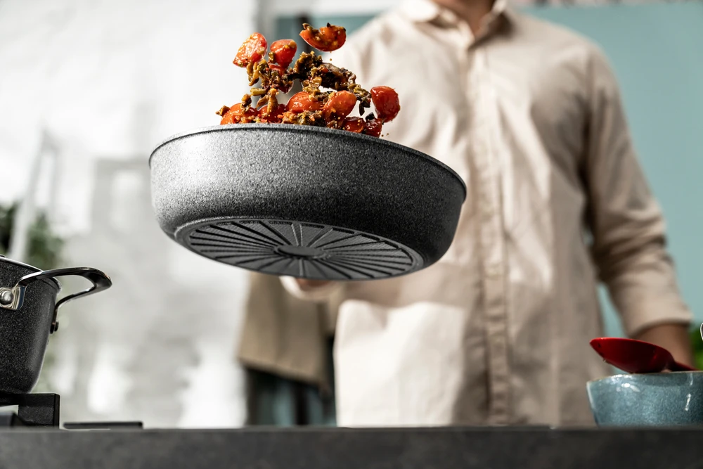 Ballarini Sauté pan + lid, 28 cm