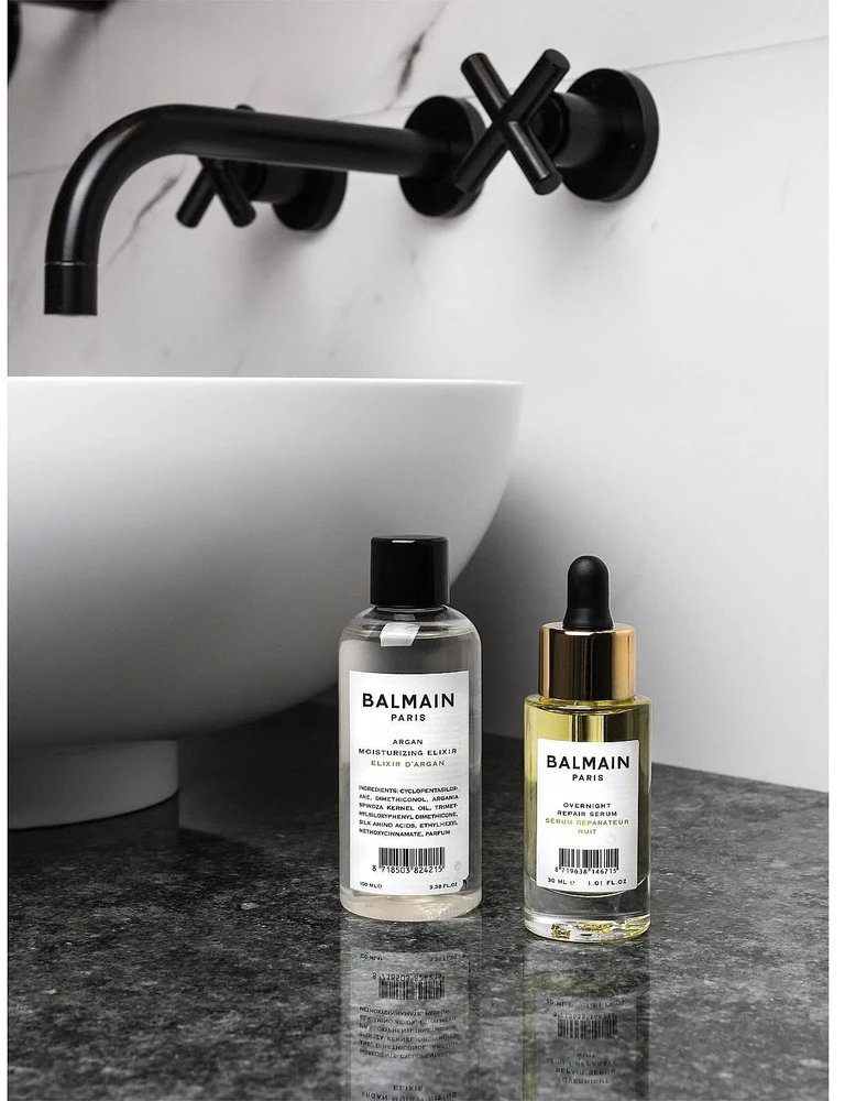 Balmain Argan Moisturizing Eliksyras drėkinamasis eliksyras plaukams, 100 ml