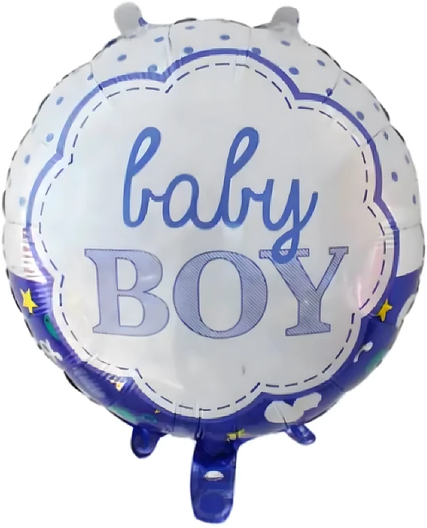 Balony Kūdikio sutiktuvių balionai, 5 žvaigždučių balionų rinkinys berniukui