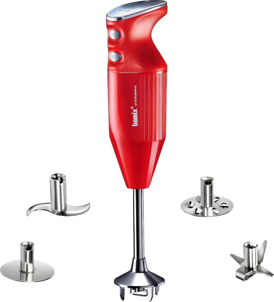 Plakiklis Bamix - M300 Maxx rankinis trintuvas - raudonas