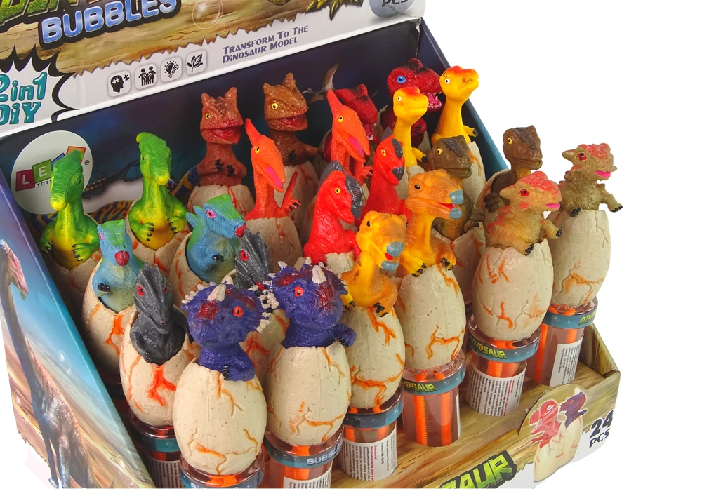 Lean Toys Muilo burbulai su dinozaurais, 18 cm