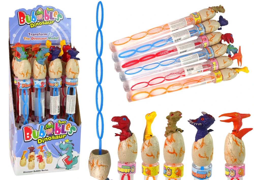 Lean Toys Muilo burbulai Dinozaurai, 34 cm