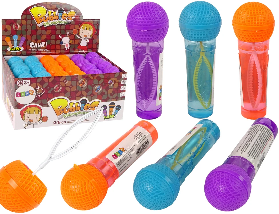 Muilo burbulai Lean Toys Mikrofonas, 40ml