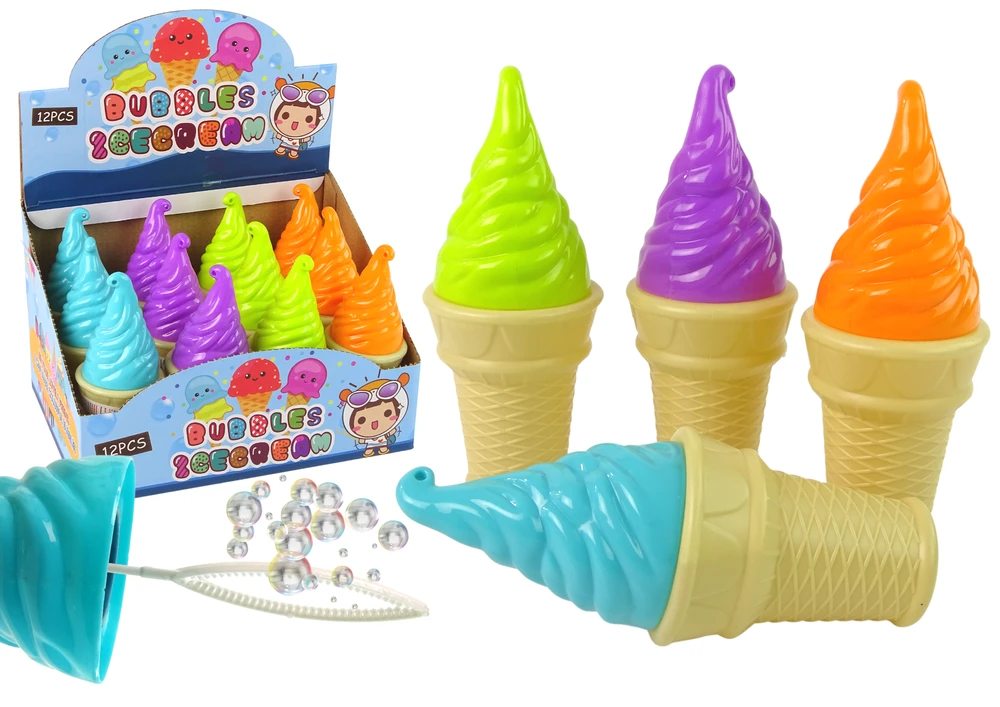 Lean Toys Muilo burbulų skystis - Ledai, 80 ml