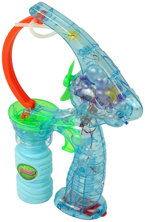 Muilo burbulų pistoletas Lean Toys mėlynas