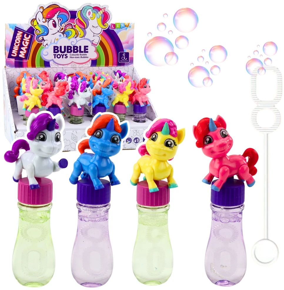 Lean Toys Muilo burbulai su vienaragiu, 14 cm