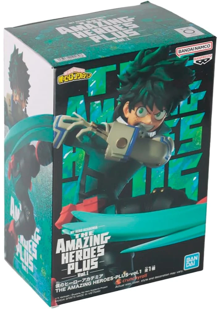 Bandai Banpresto „My Hero Academia“ – Nuostabūs herojai ir 1 dalis, Izuku Midoriya figūrėlė