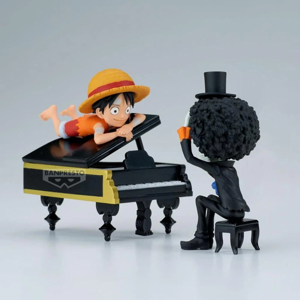 „Banpresto“ – „One Piece“ – Beždžionė D. Luffy ir Brook (kolekcinės figūrėlės iš „Log Stories“)