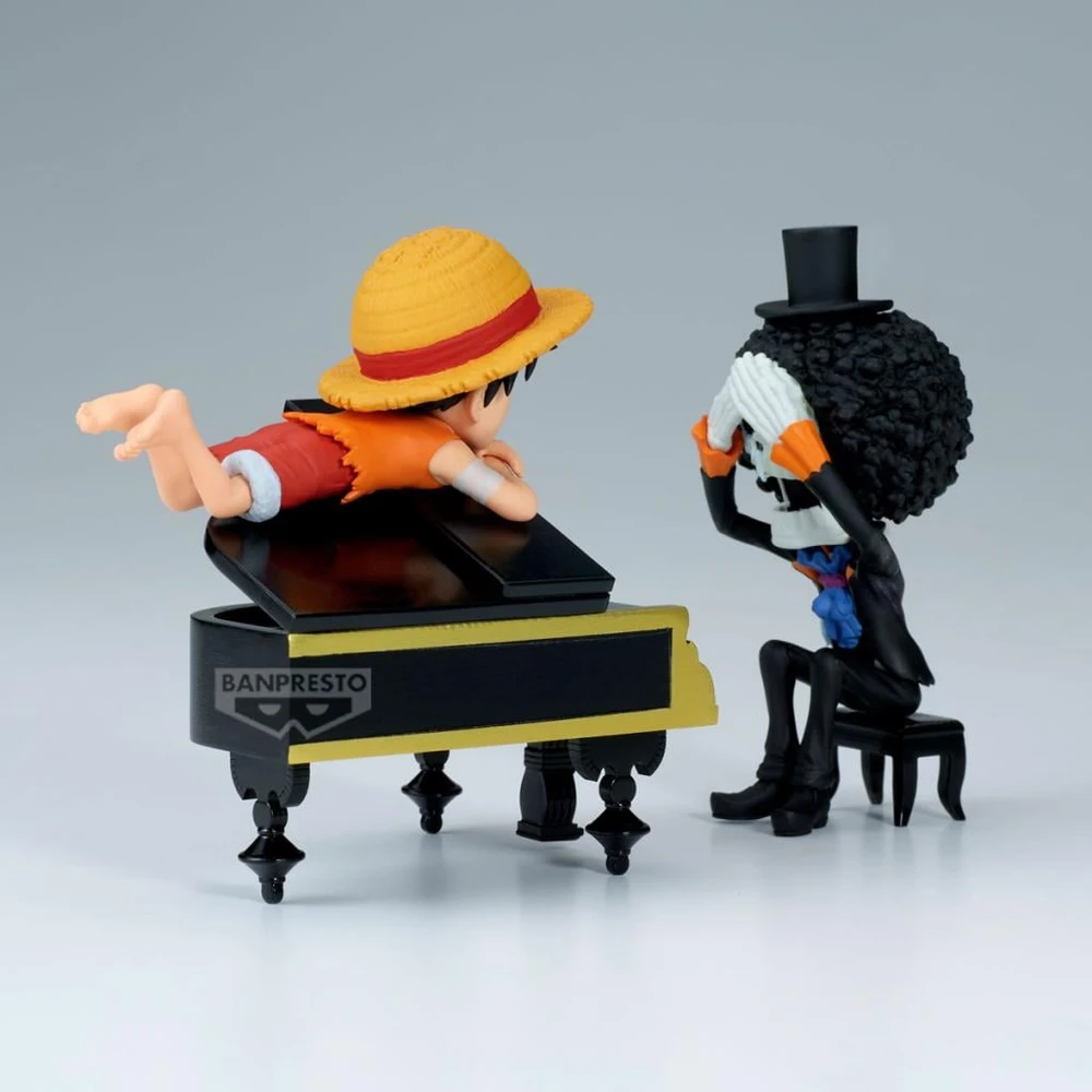 „Banpresto“ – „One Piece“ – Beždžionė D. Luffy ir Brook (kolekcinės figūrėlės iš „Log Stories“)