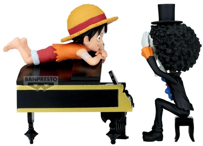 „Banpresto“ – „One Piece“ – Beždžionė D. Luffy ir Brook (kolekcinės figūrėlės iš „Log Stories“)