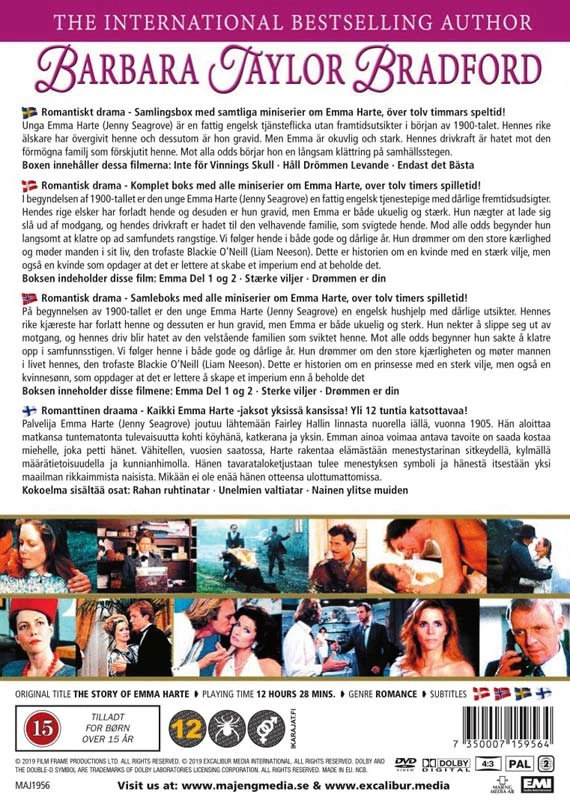 Barbara Taylor Bradford Emma Harte Pilnas 4 DVD, Istorija apie - PABAIGA - PRODUKTAI BUS IŠTRINTI, KAI BUS IŠPARDUOTI