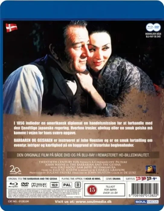 BARBARAS IR GEISHA Blu Ray (klasikinis Johno Wayne'o filmas)