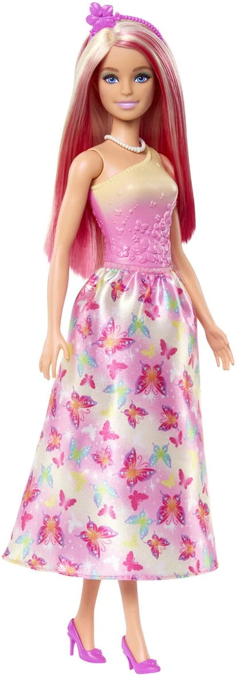 Mattel BARBIE DREAMTOPIA princesė rausva suknele (HRR08)