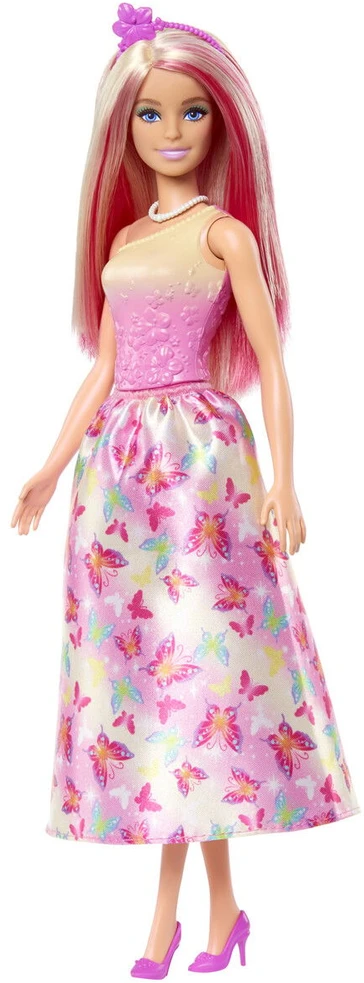 Mattel BARBIE DREAMTOPIA princesė rausva suknele (HRR08)