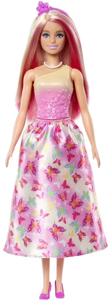 Mattel BARBIE DREAMTOPIA princesė rausva suknele (HRR08)