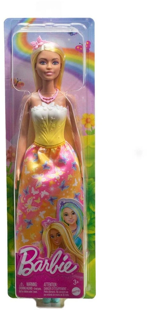 Barbie Barbė - Core Royals geltona (HRR09)