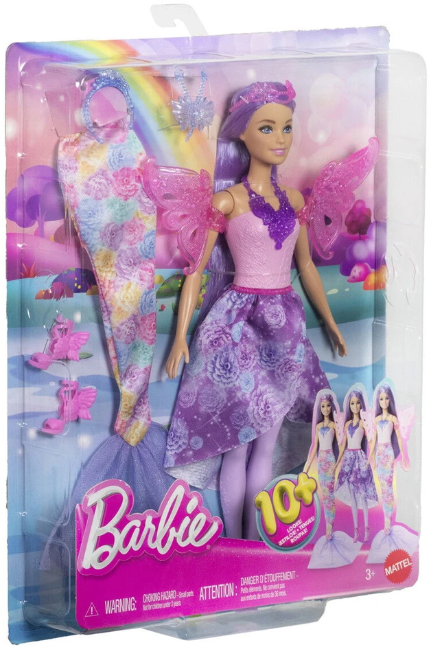 Barbie lėlė su fėjos ir undinėlės rinkinuku JCP74