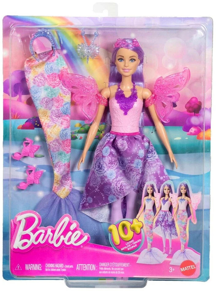 Barbie lėlė su fėjos ir undinėlės rinkinuku JCP74