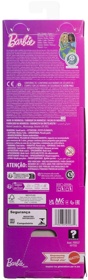 Mattel BARBIE madistė melsva suknele (HYT93)